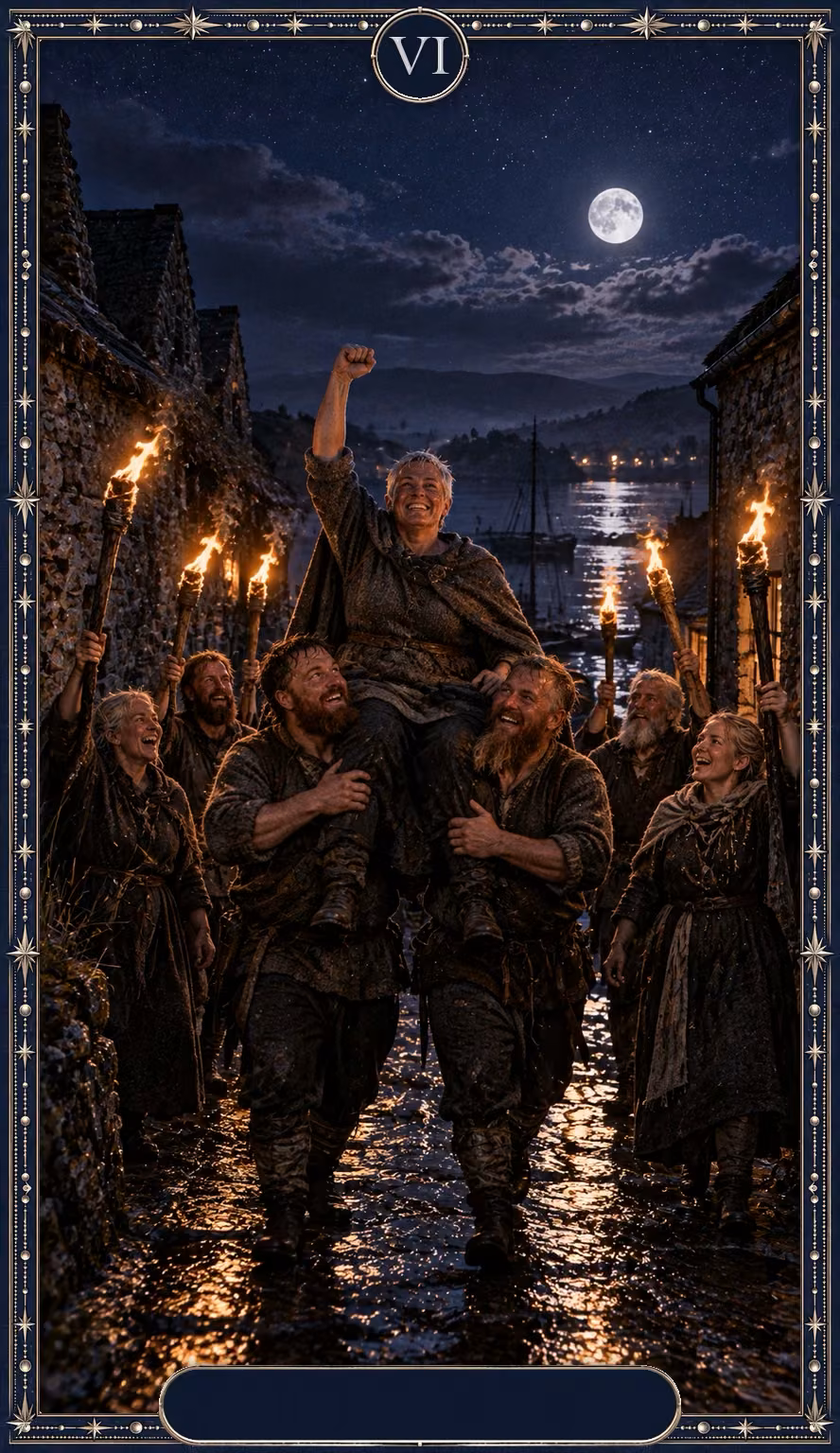 Seis de Paus, baralho Asteria