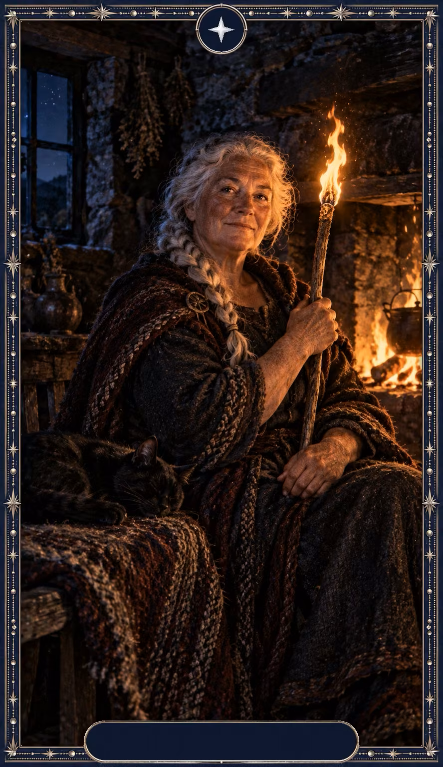 Rainha de Paus, baralho Asteria