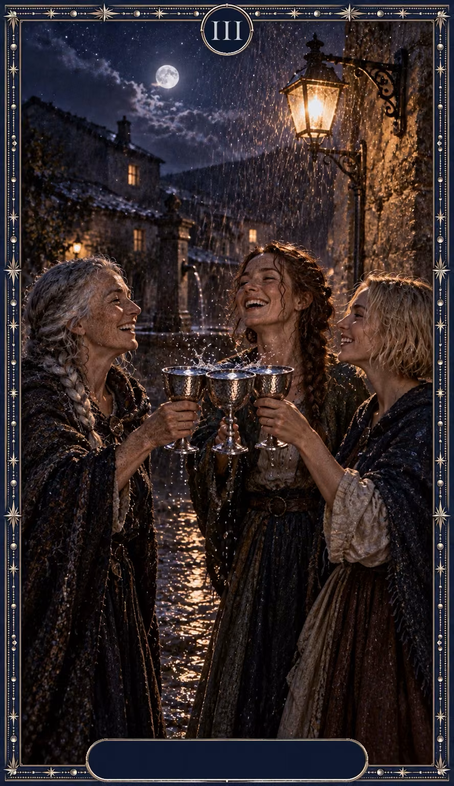 Three of Cups, Asteria deck