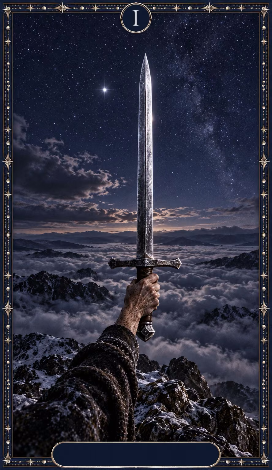 Ás de Espadas, baralho Asteria