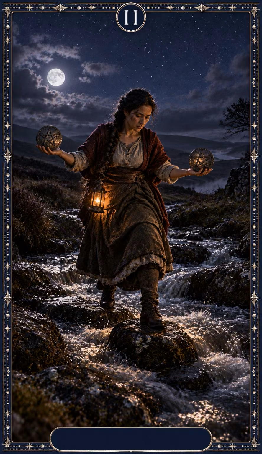 Two of Pentacles, Asteria deck