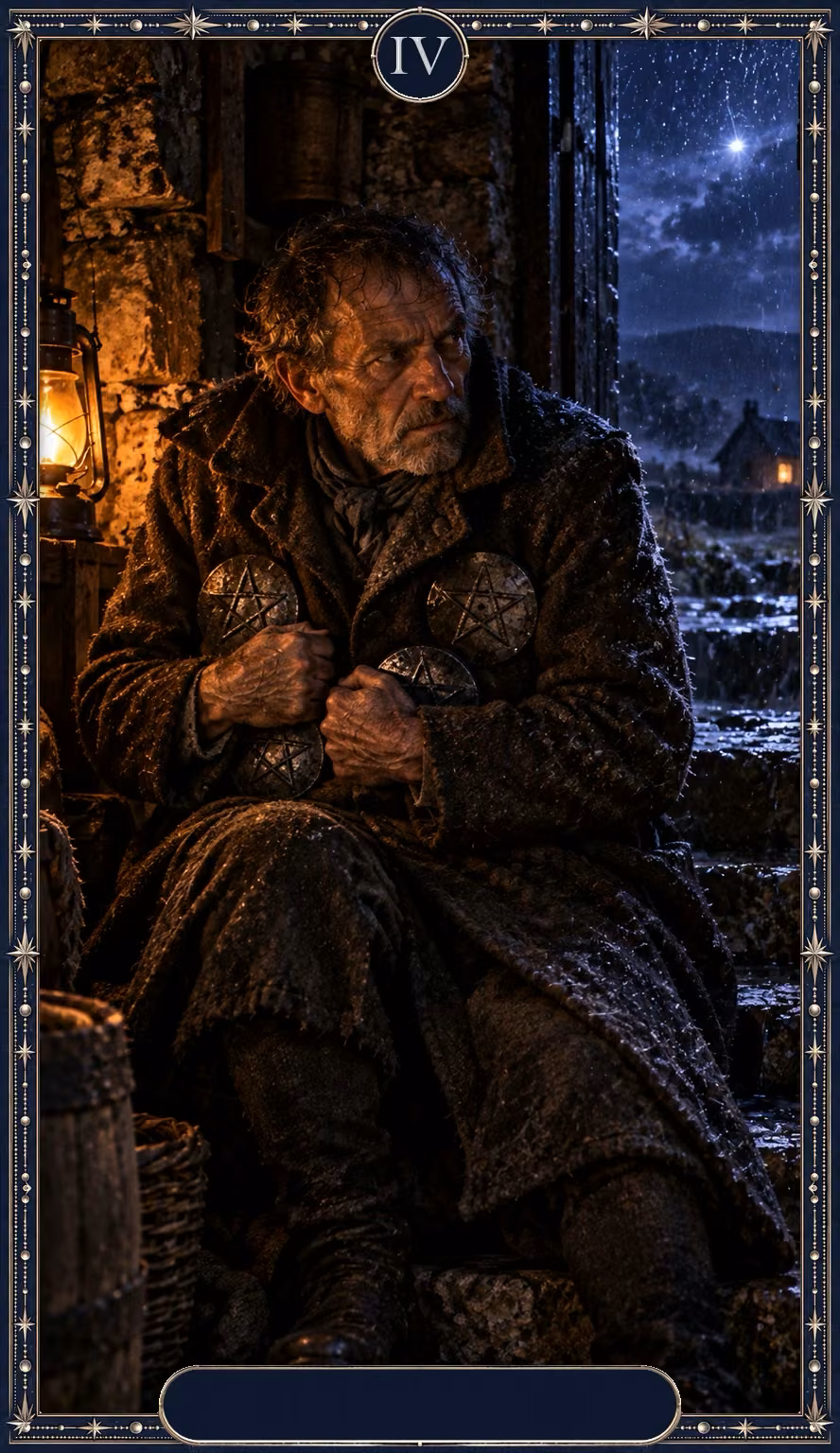 Four of Pentacles, Asteria deck