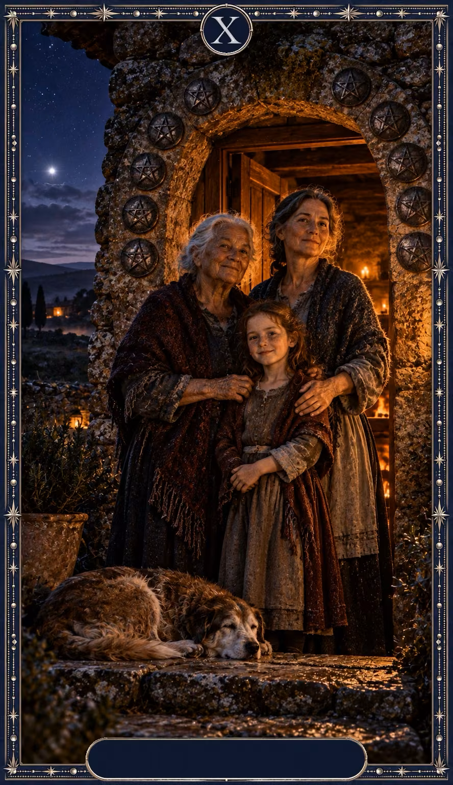 Ten of Pentacles, Asteria deck