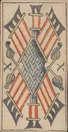 Dez de Paus, baralho Marselha de Payen