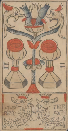 Two of Cups, Payen’s Marseille deck