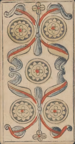 Five of Pentacles, Payen’s Marseille deck