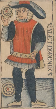 Page of Pentacles, Payen’s Marseille deck